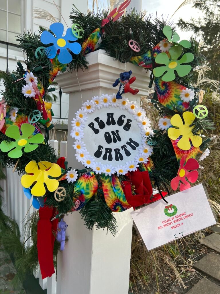 This wreath was the winner of the 'It's a Wonderful Life' award for the most creative and imaginative wreath.